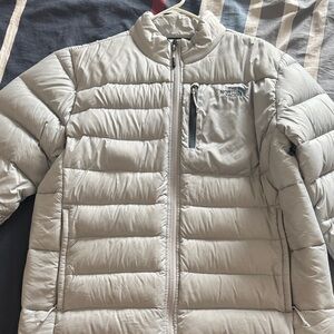 The North Face Light Gray puffer Jacket